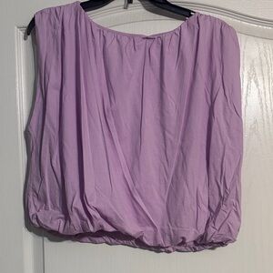 LOFT Lilac Sleeveless Blouse